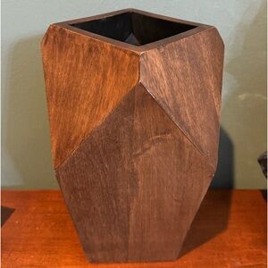 Project 62 Octagonal Wood Planter / Vase